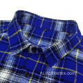 Пользовательский логотип Mens Winter Retro Flannel Flanned Flanled Рубашка